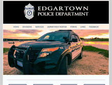 Tablet Screenshot of edgartownpolice.org